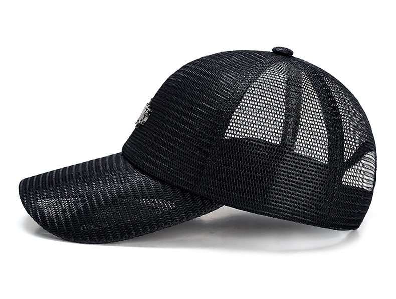 ランニングキャップ　通気性抜群メッシュキャップ