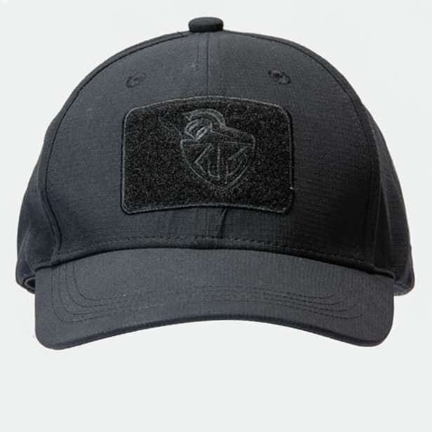 ランニングキャップ　通気性抜群パッチ付きメッシュキャップ