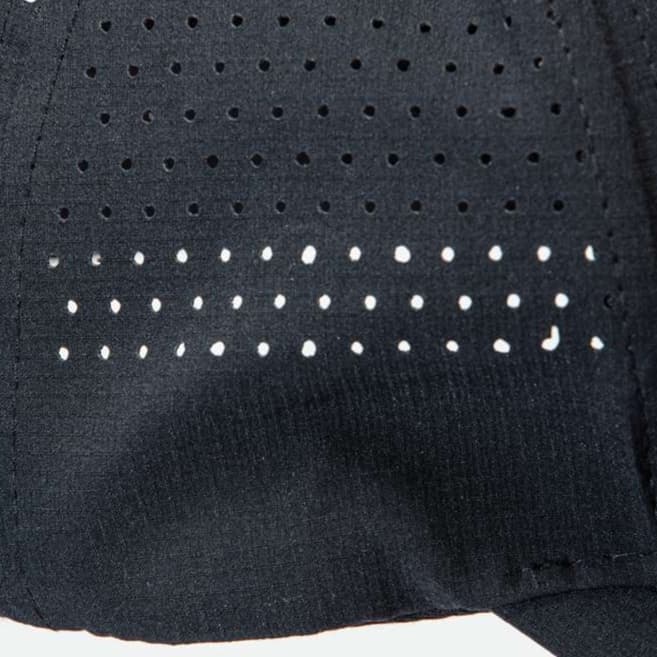 ランニングキャップ　通気性抜群パッチ付きメッシュキャップ