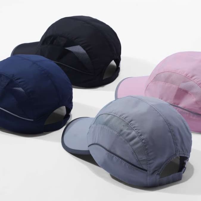 ランニングキャップ　通気性抜群スポーツキャップ