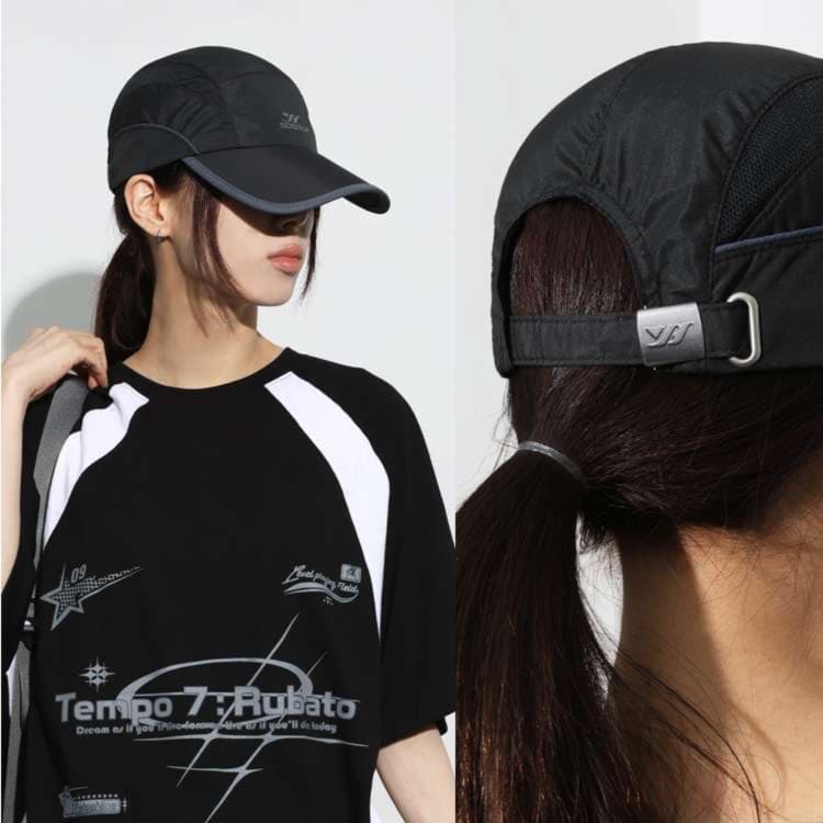 ランニングキャップ　通気性抜群スポーツキャップ