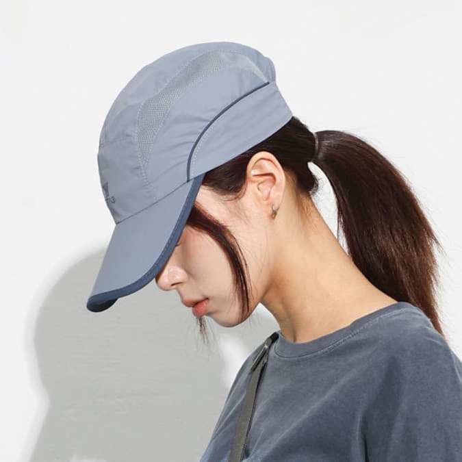 ランニングキャップ　通気性抜群スポーツキャップ