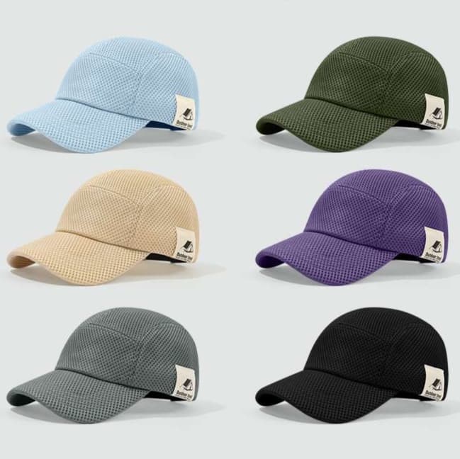 ランニングキャップ　通気性抜群メッシュキャップ