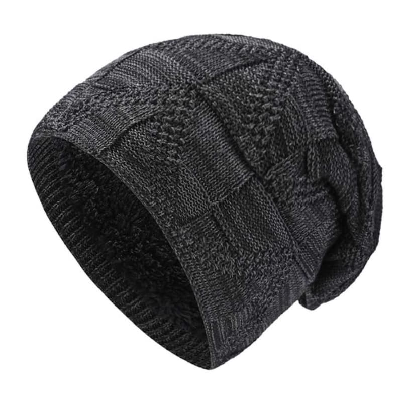 ランニングキャップ　キャップ  暖かニット帽子ふわふわ裏地付き