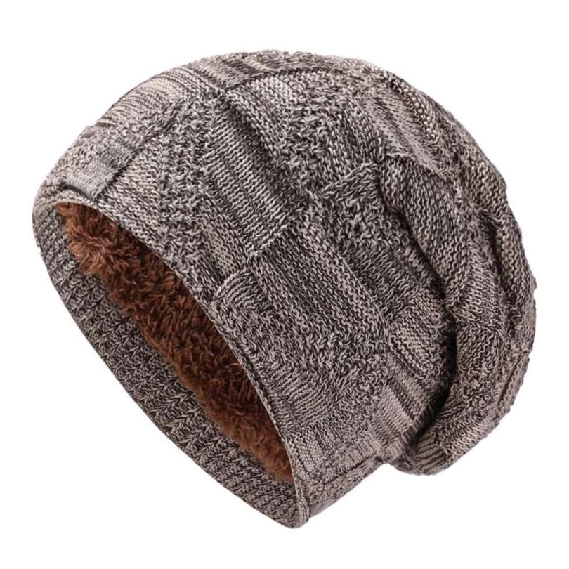 ランニングキャップ　キャップ  暖かニット帽子ふわふわ裏地付き