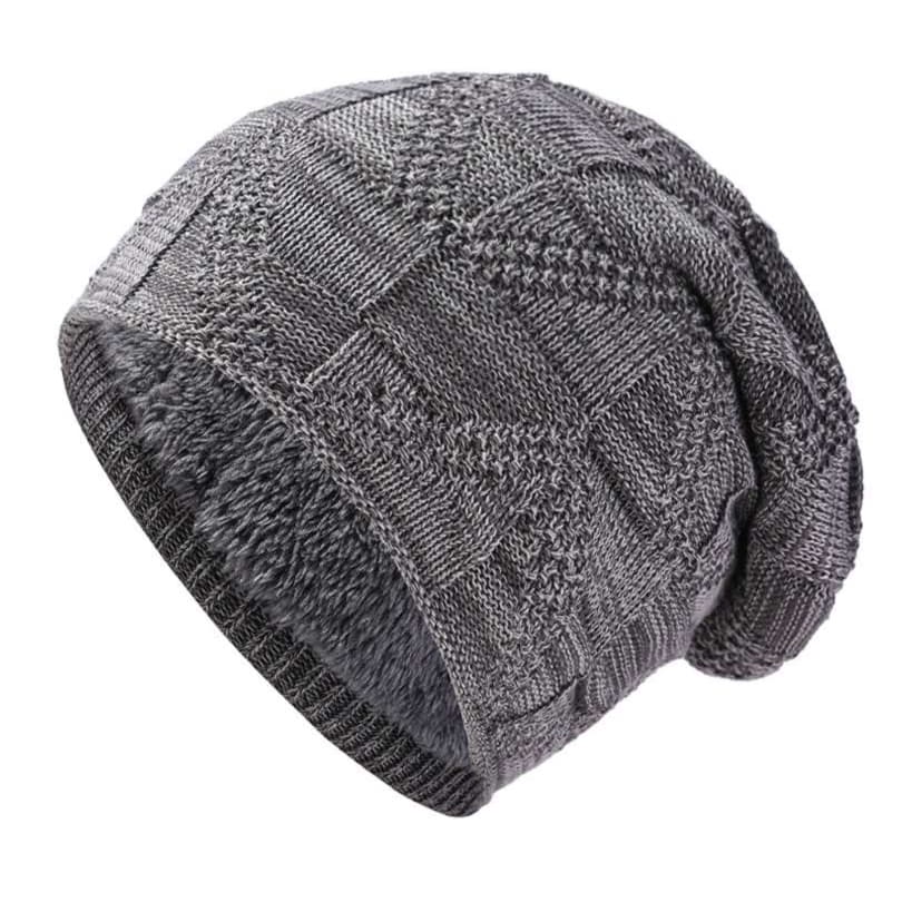 ランニングキャップ　キャップ  暖かニット帽子ふわふわ裏地付き