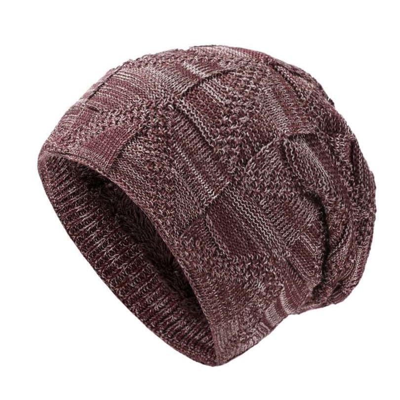 ランニングキャップ　キャップ  暖かニット帽子ふわふわ裏地付き