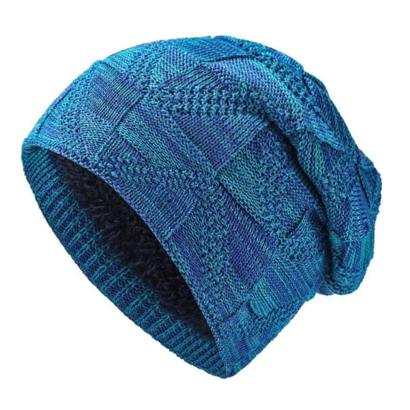 ランニングキャップ　キャップ  暖かニット帽子ふわふわ裏地付き