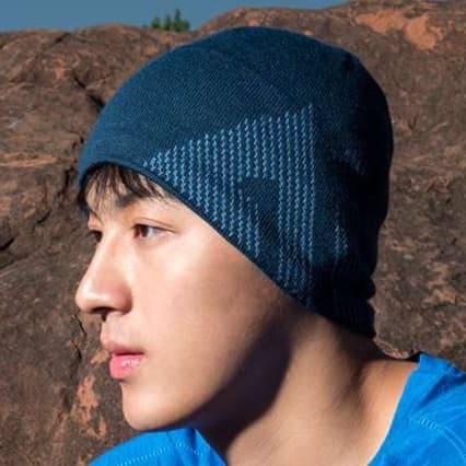 ランニングキャップ　キャップ ランニング 秋冬用伸縮性保温ニット帽