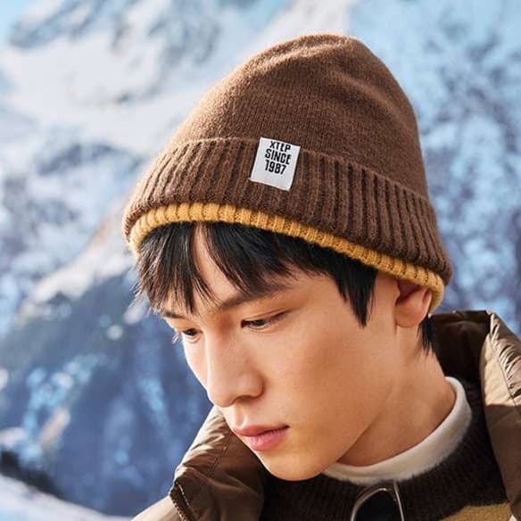 ランニングキャップ　キャップ ランニング 山岳風景ニット帽