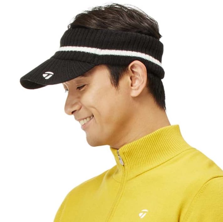 ランニングキャップ　キャップ ランニング ニット素材のバイザー帽