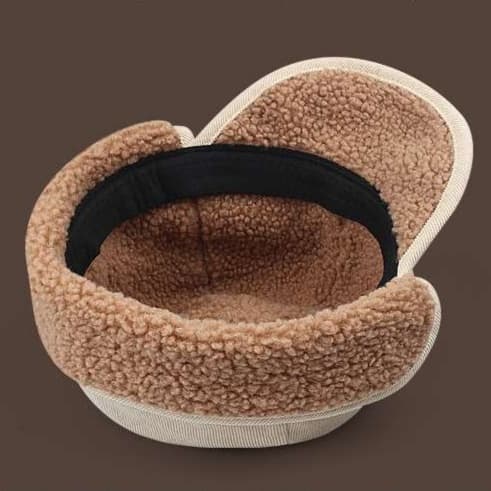 ランニングキャップ　キャップ ランニング もこもこ保温ランニングキャップ