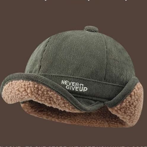 ランニングキャップ　キャップ ランニング もこもこ保温ランニングキャップ