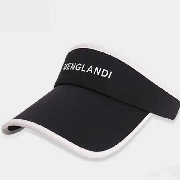 ランニングキャップ サンバイザー型 髪型自由ゴルフキャップ