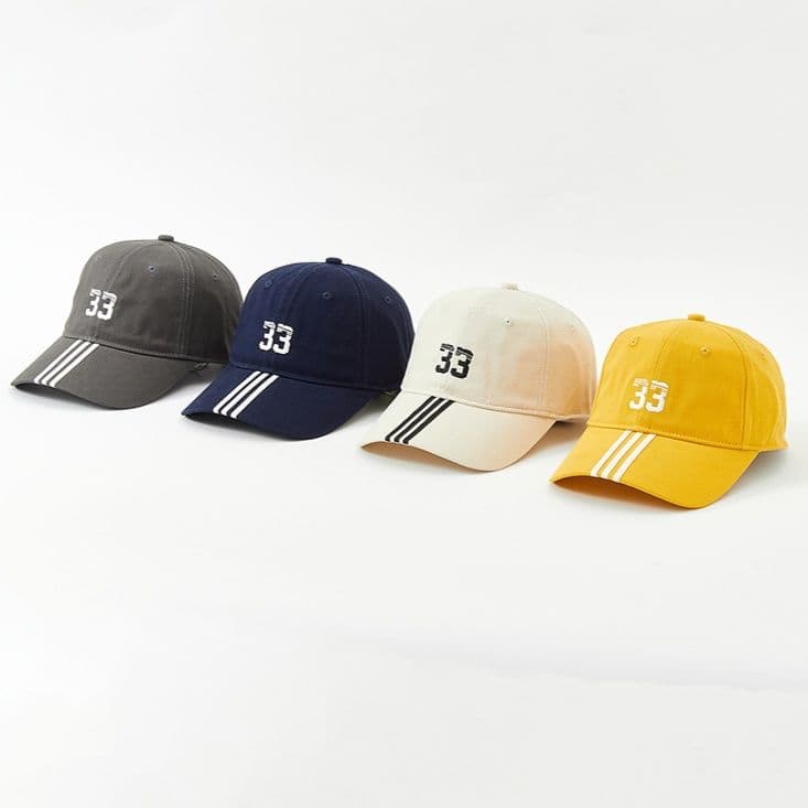 ランニングキャップ 数字シンプルスポーツキャップ