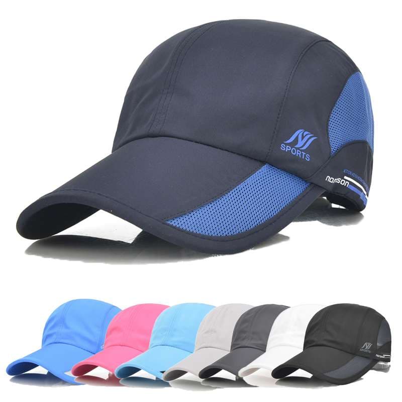 ランニングキャップ　スポーツ用軽量メッシュキャップ