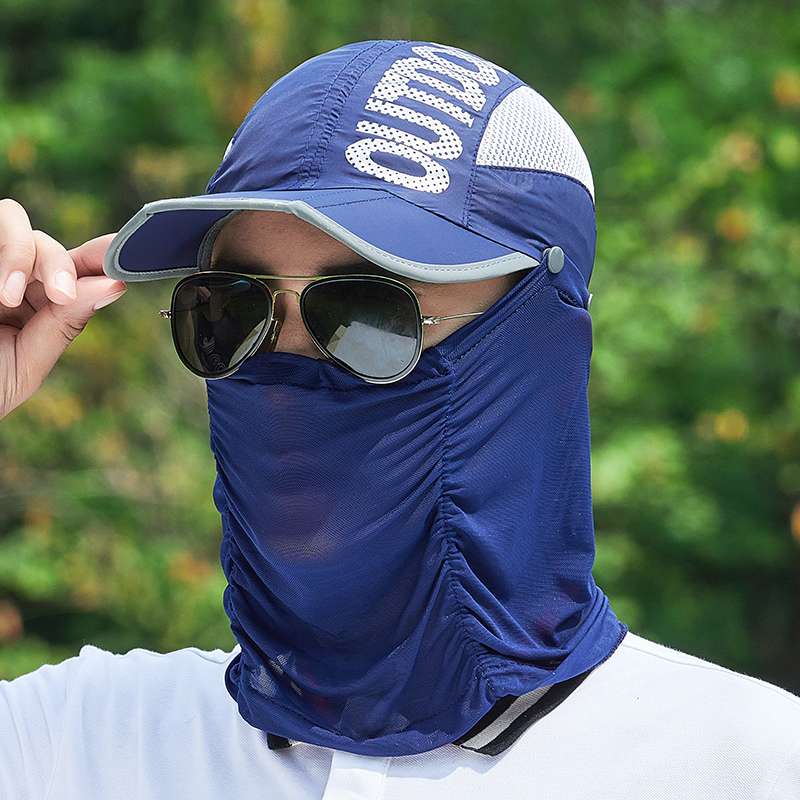 ランニングキャップ　UVカット全方位サンシェードキャップ