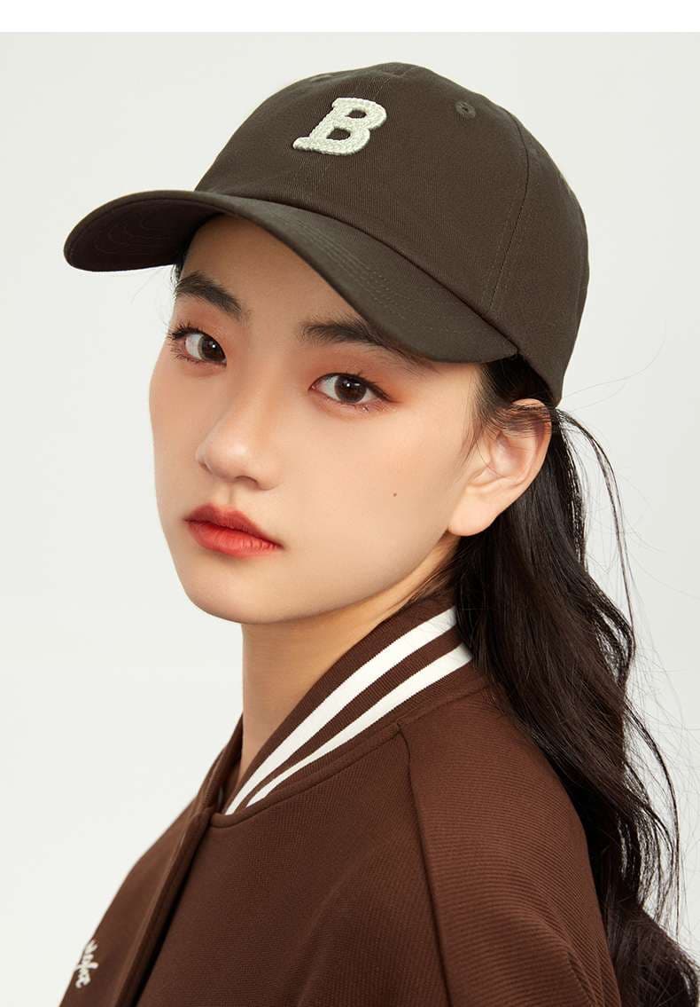 ランニングキャップ　シンプルなアルファベット刺繍キャップ