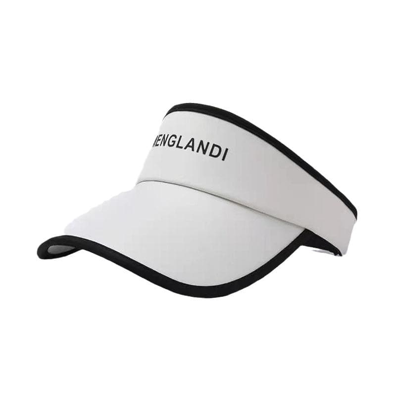 ランニングキャップ サンバイザー型 髪型自由ゴルフキャップ