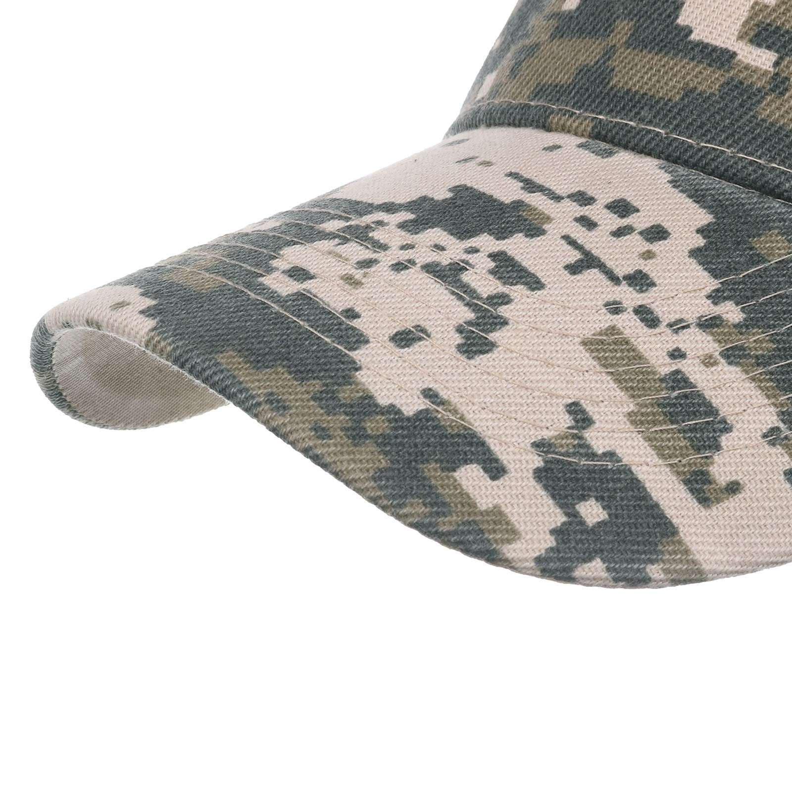 ランニングキャップ　キャップ  迷彩柄サンバイザー