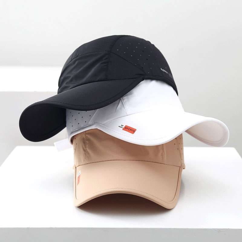 ランニングキャップ　軽量通気性ランニングキャップ