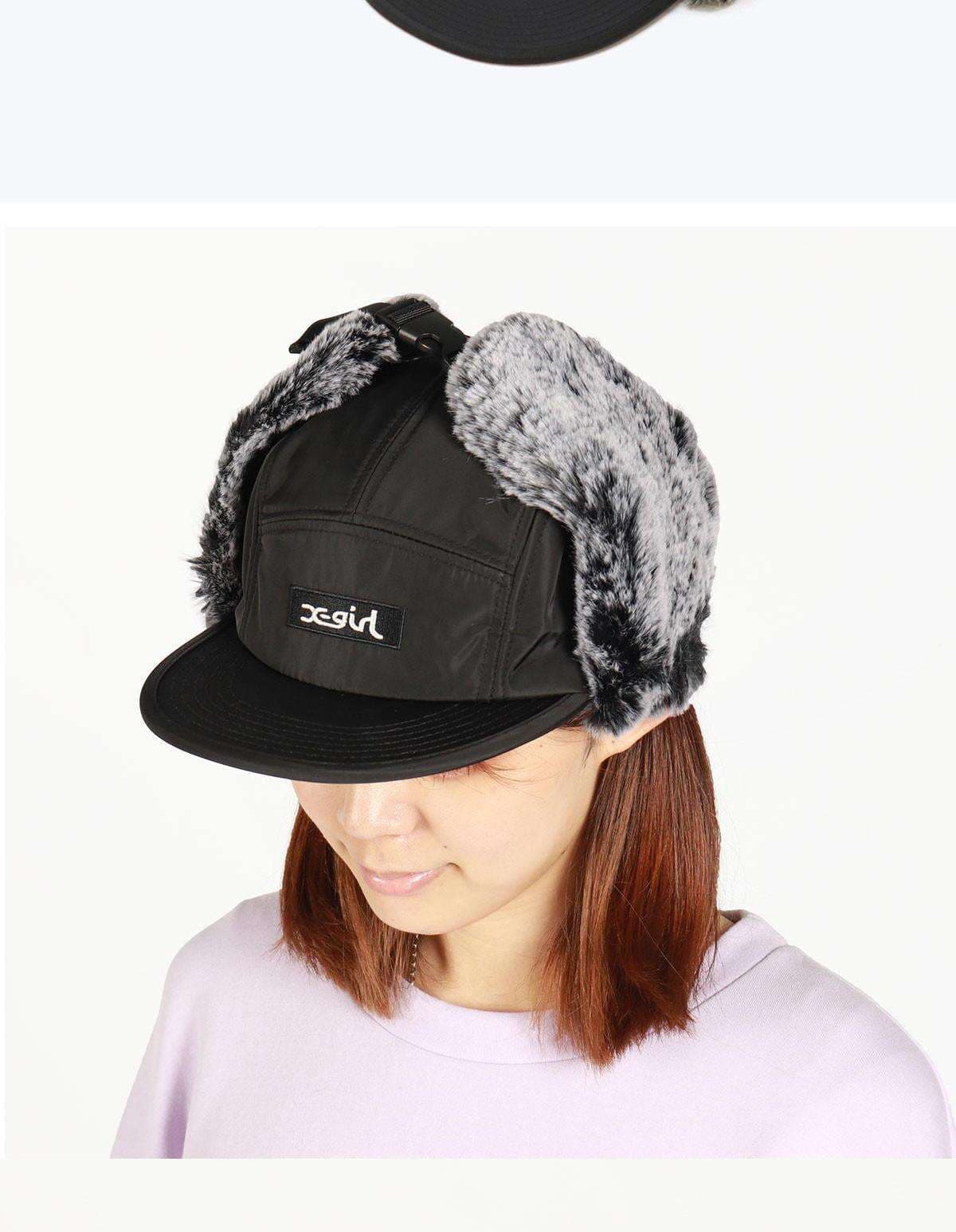 ランニングキャップ　キャップ ランニング 防寒ファー付きキャップ