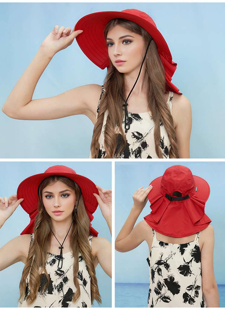 ランニングキャップ　キャップ  UVカット機能付き多機能アウトドア帽子