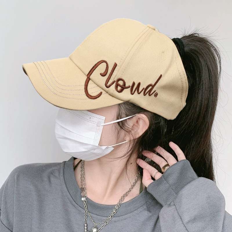 ランニングキャップ　シンプル刺繍ロゴ入りゴルフキャップ