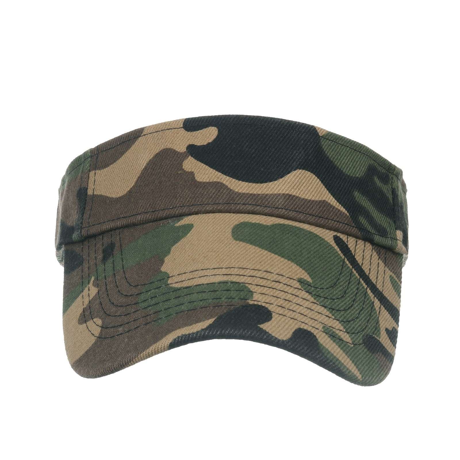 ランニングキャップ　キャップ  迷彩柄サンバイザー