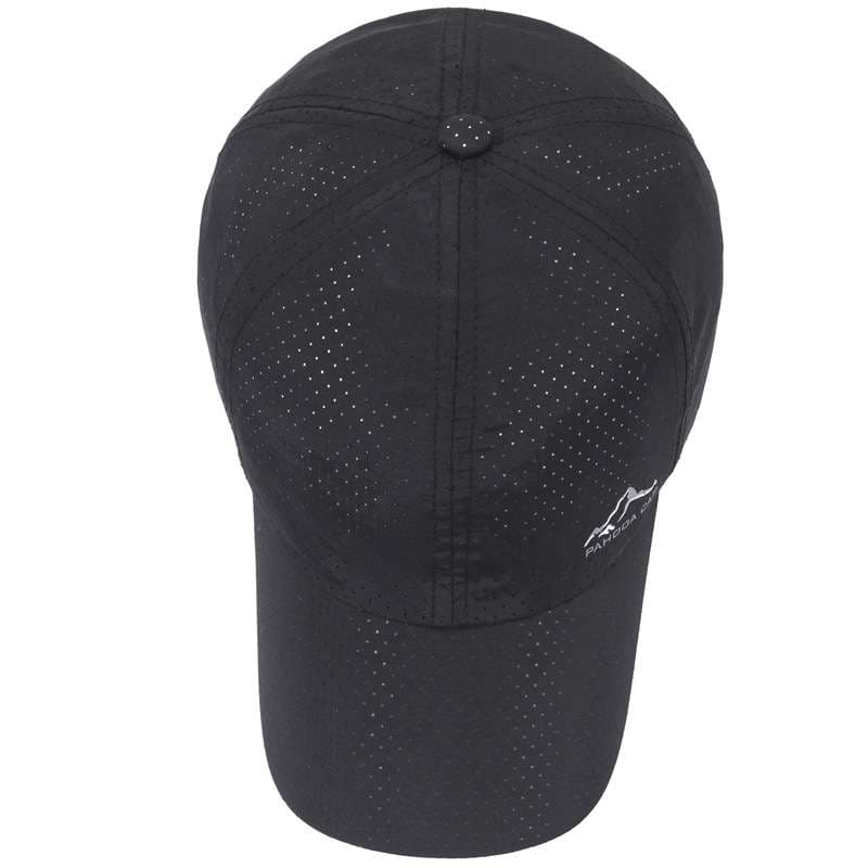 ランニングキャップ　通気性抜群の山岳パホダメッシュキャップ