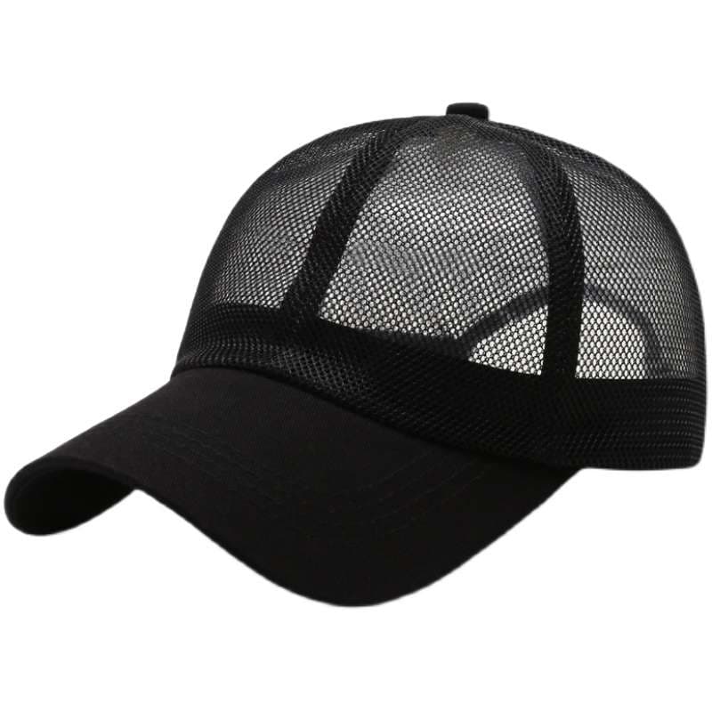 ランニングキャップ　通気性抜群メッシュキャップ