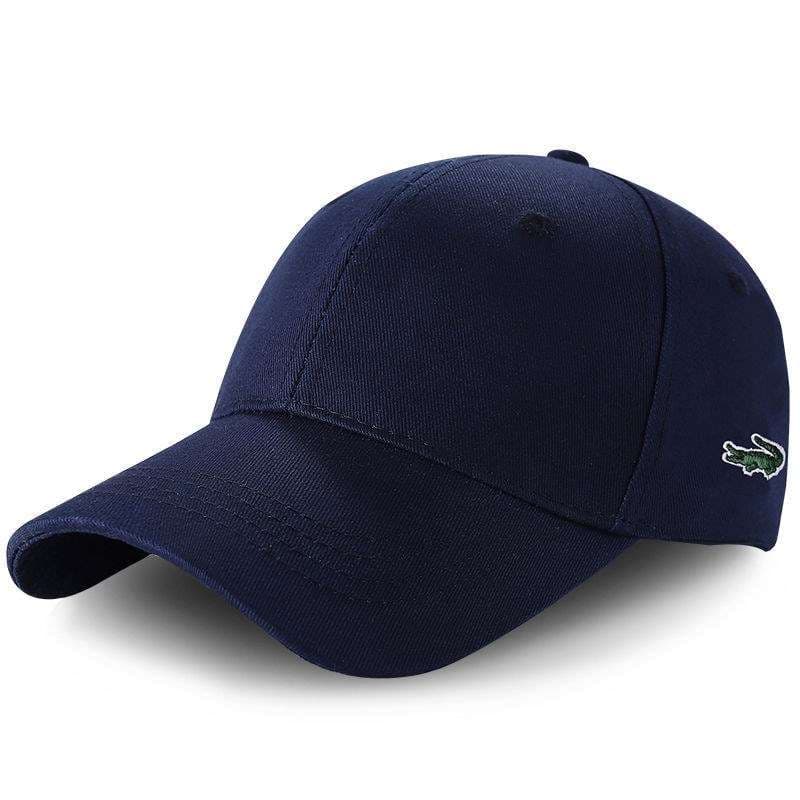 ランニングキャップ　ワニマーク入りスポーツキャップ