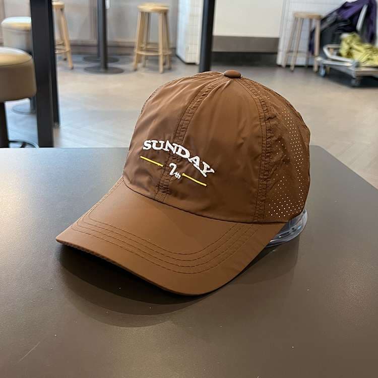 ランニングキャップ　サンデー涼感メッシュランニングキャップ