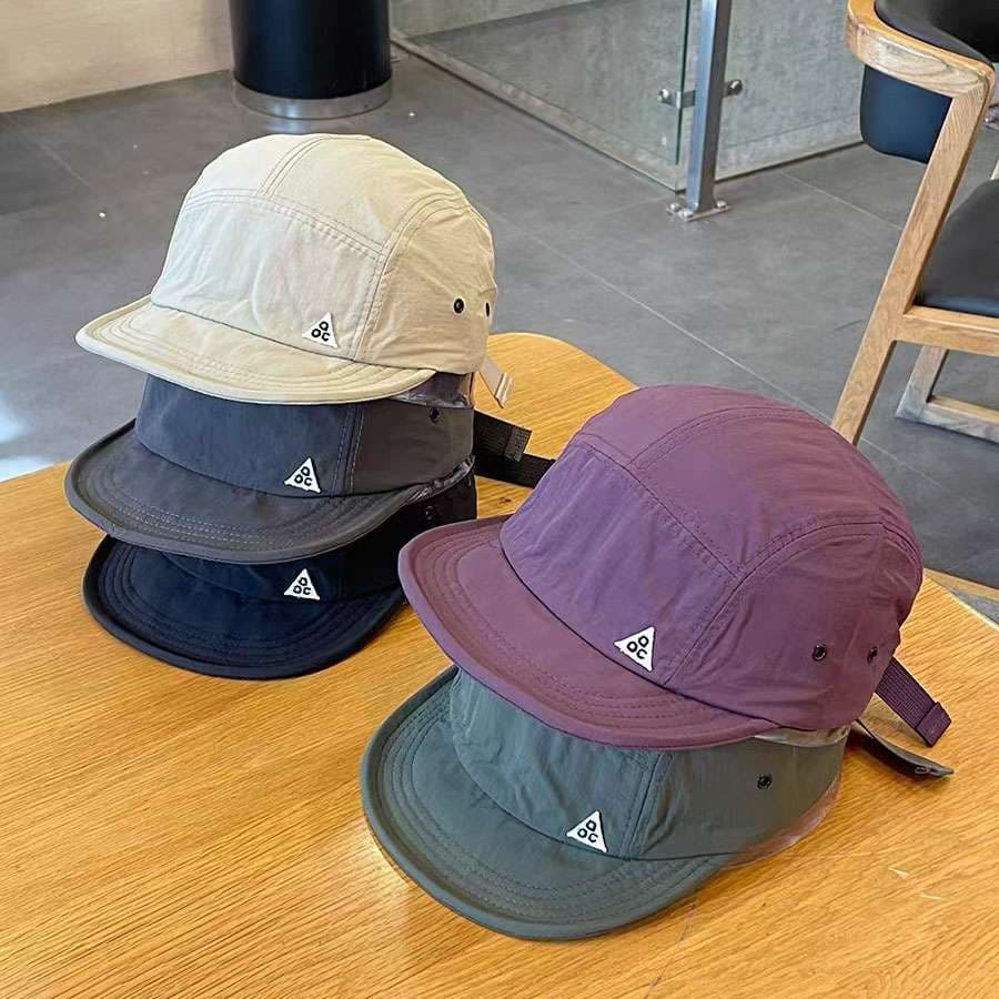 ランニングキャップ　アウトドア向け軽量5パネルキャップ