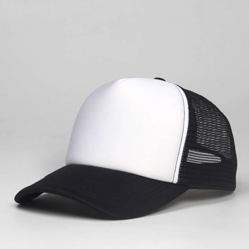 ランニングキャップ　通気性抜群メッシュトラッカーキャップ