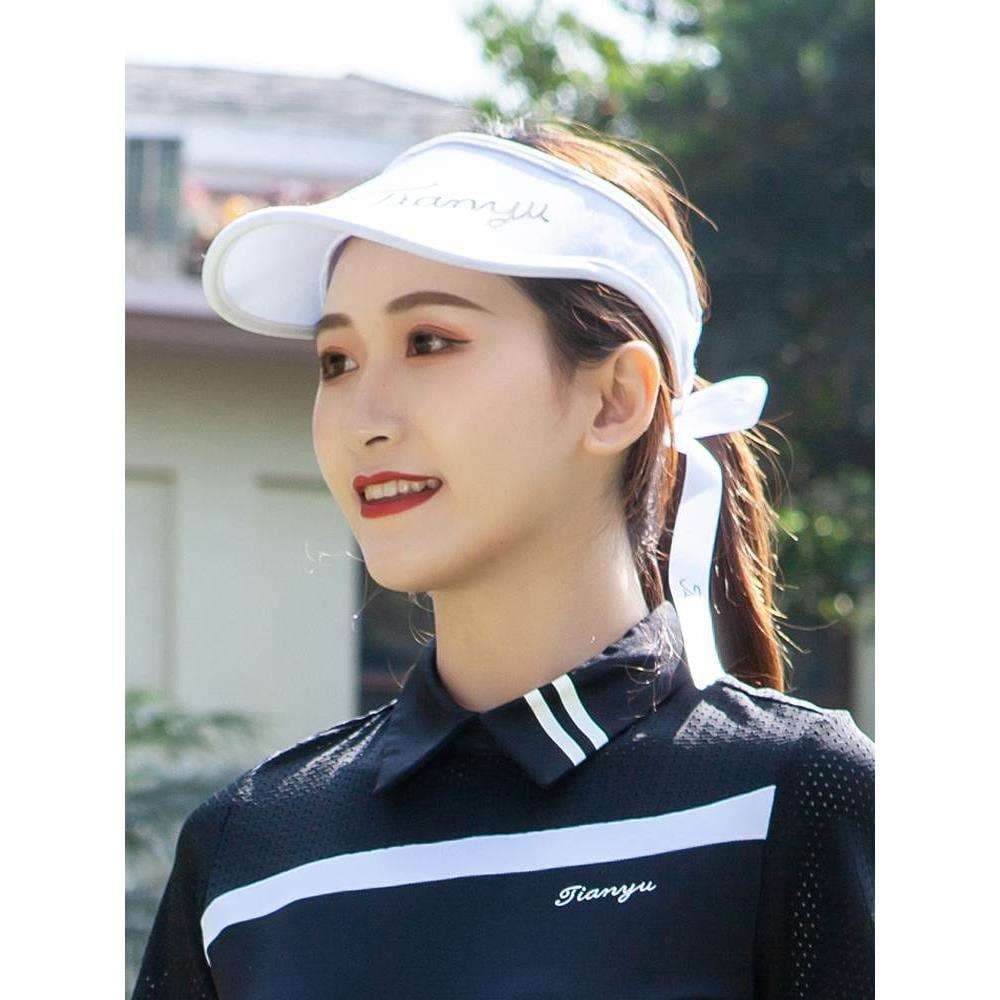 ランニングキャップ　キャップ  サンバイザー型ゴルフ帽子