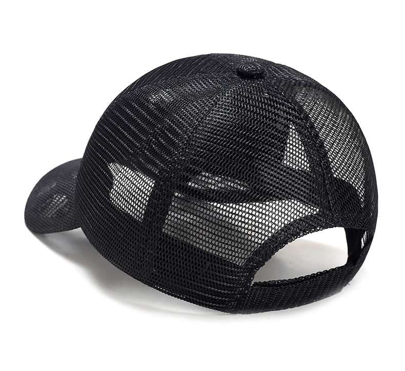 ランニングキャップ　通気性抜群メッシュキャップ