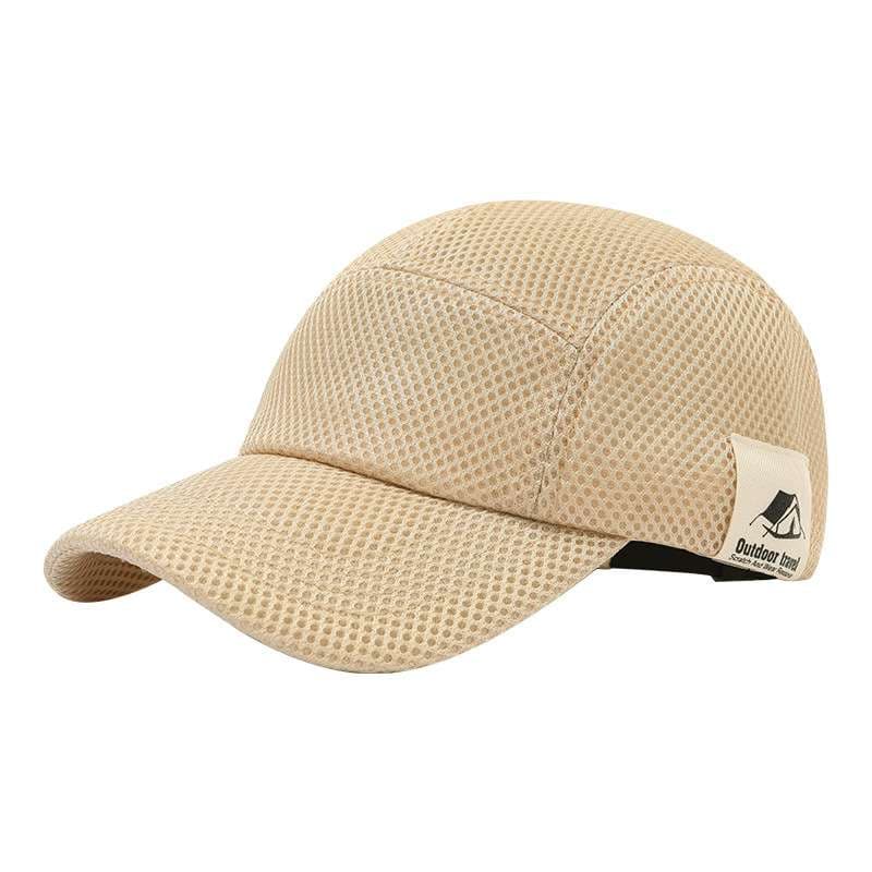 ランニングキャップ　通気性抜群メッシュキャップ