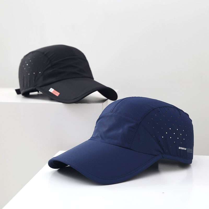 ランニングキャップ　軽量通気性ランニングキャップ