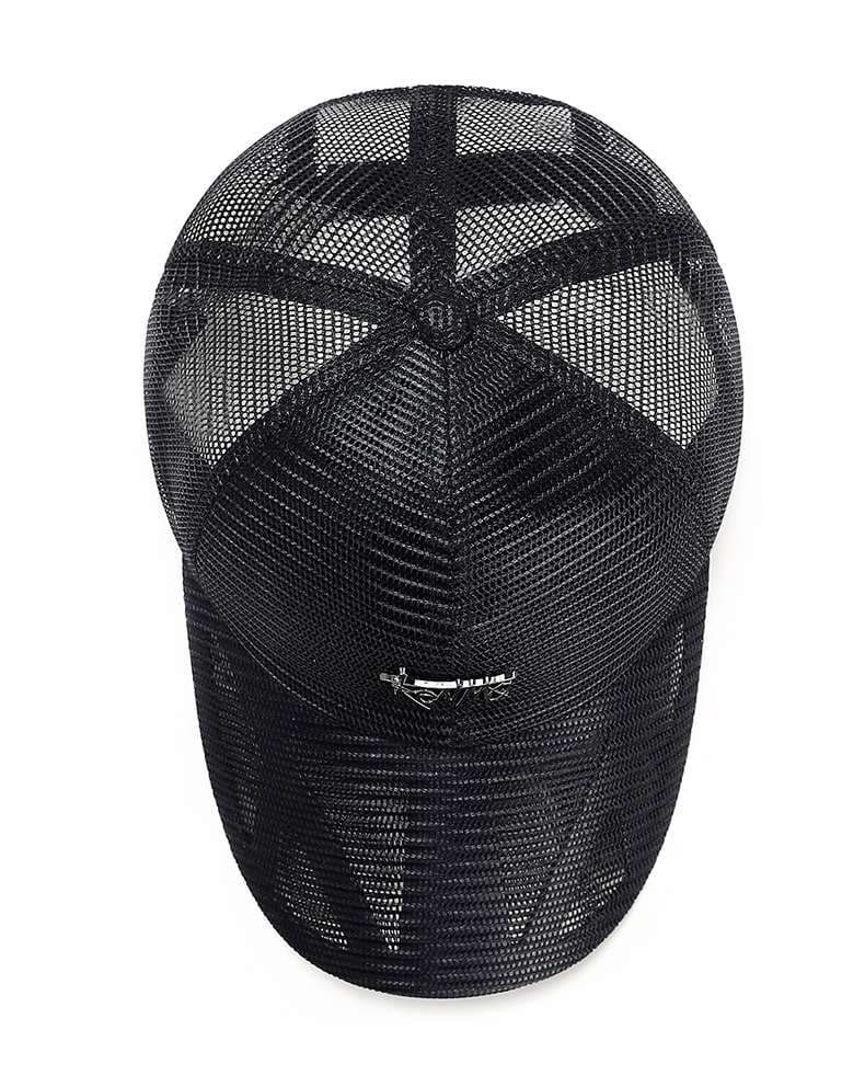 ランニングキャップ　通気性抜群メッシュキャップ