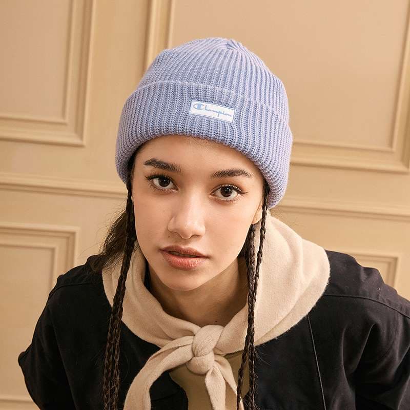 ランニングキャップ　キャップ ランニング シンプル リブニット帽