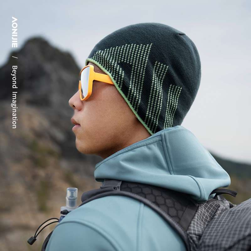 ランニングキャップ　キャップ ランニング 山岳遠征用スポーツニット帽