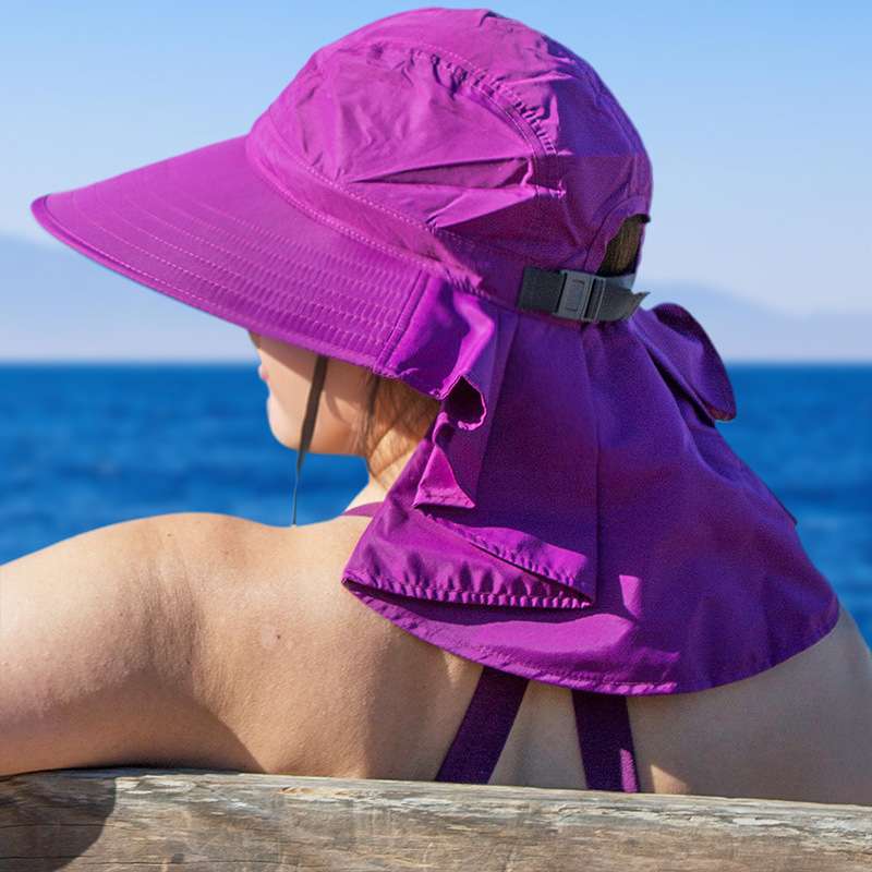 ランニングキャップ　キャップ  UVカット機能付き多機能アウトドア帽子