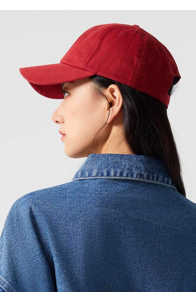 ランニングキャップ　シンプルなアルファベット刺繍キャップ