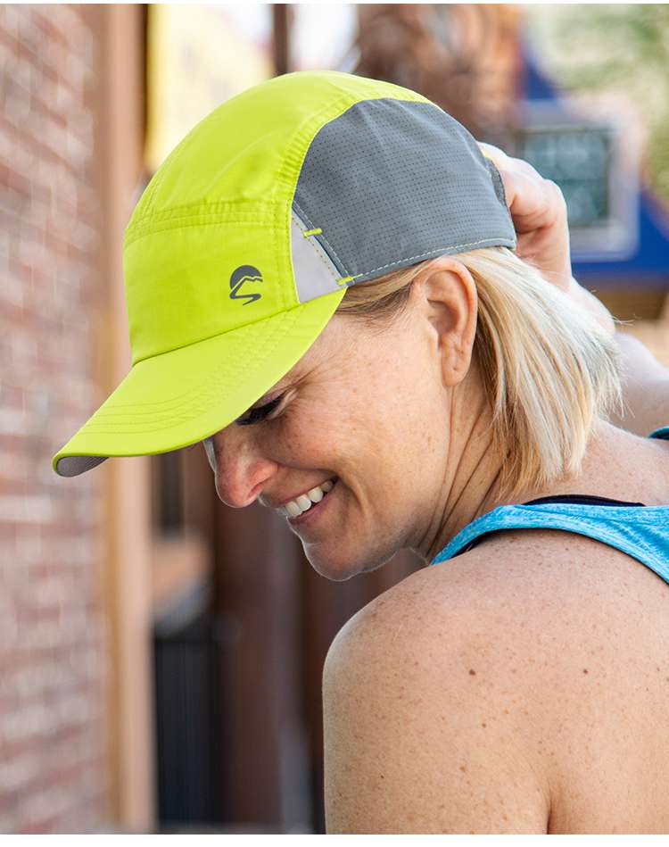 ランニングキャップ　スポーツサングラス付き日よけランニングキャップ