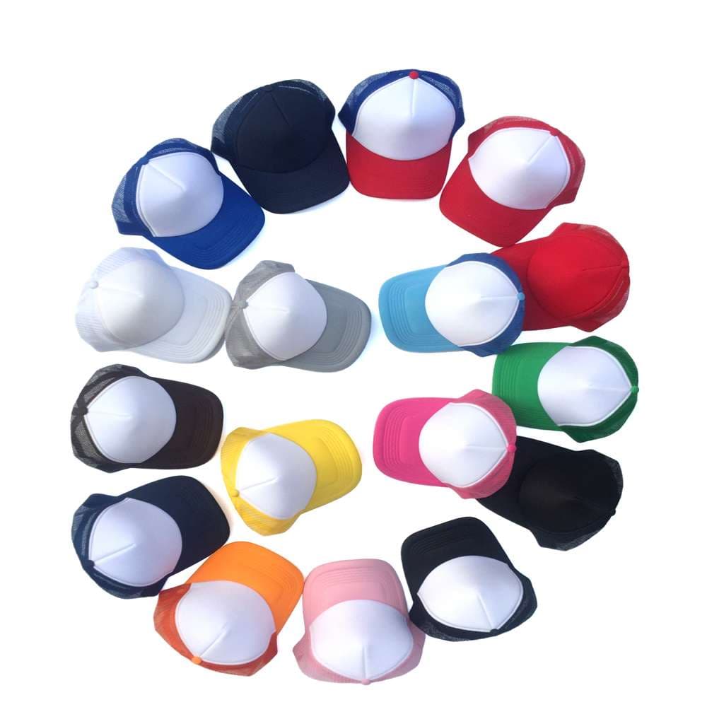 ランニングキャップ　通気性抜群メッシュトラッカーキャップ