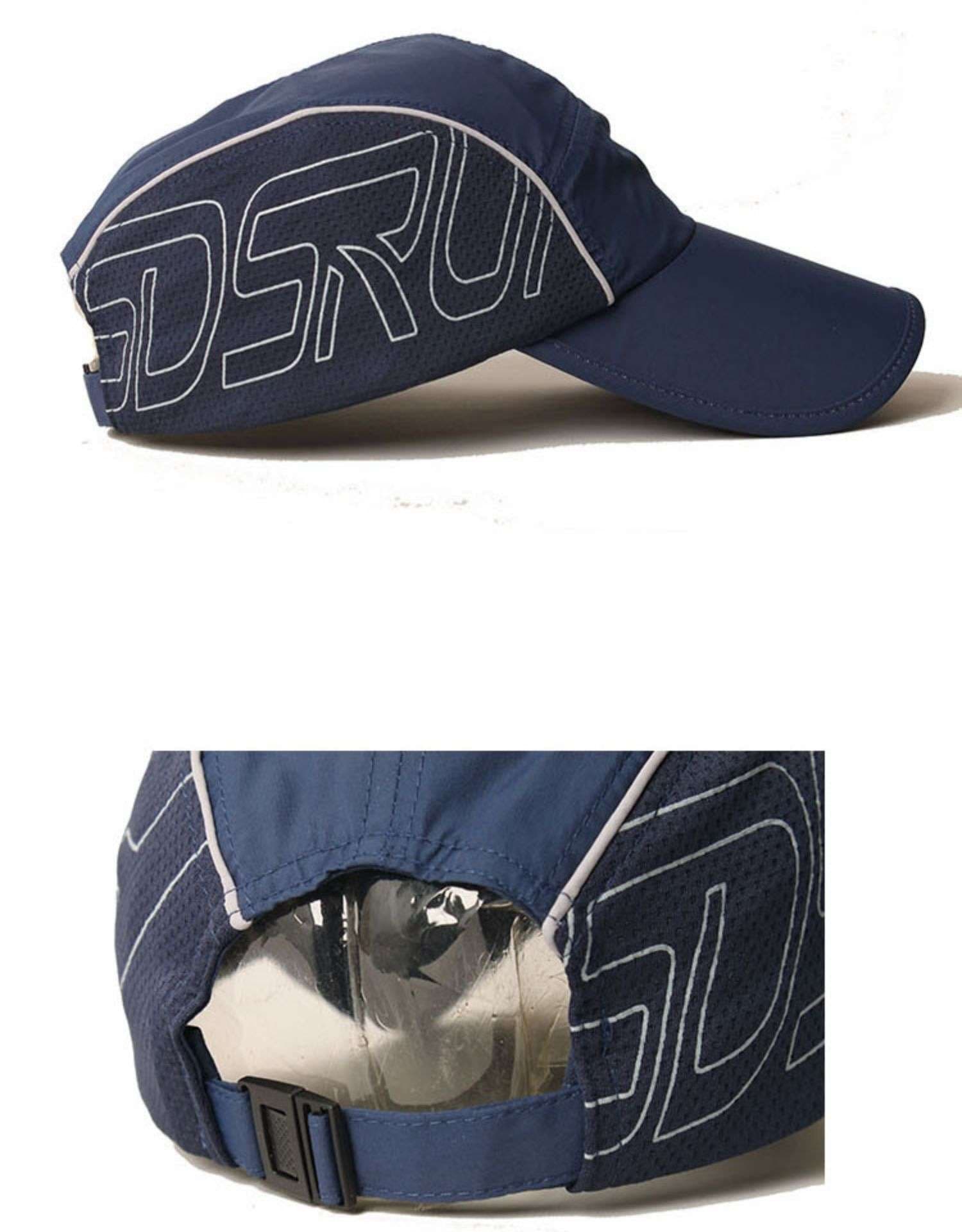 ランニングキャップ　軽量メッシュ通気性ランニングキャップ