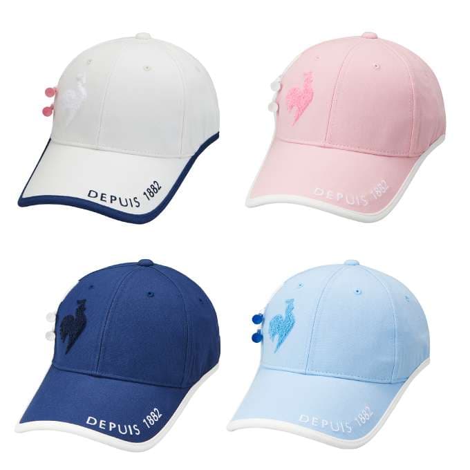 ランニングキャップ　フランス風 刺繍ロゴ入りゴルフキャップ