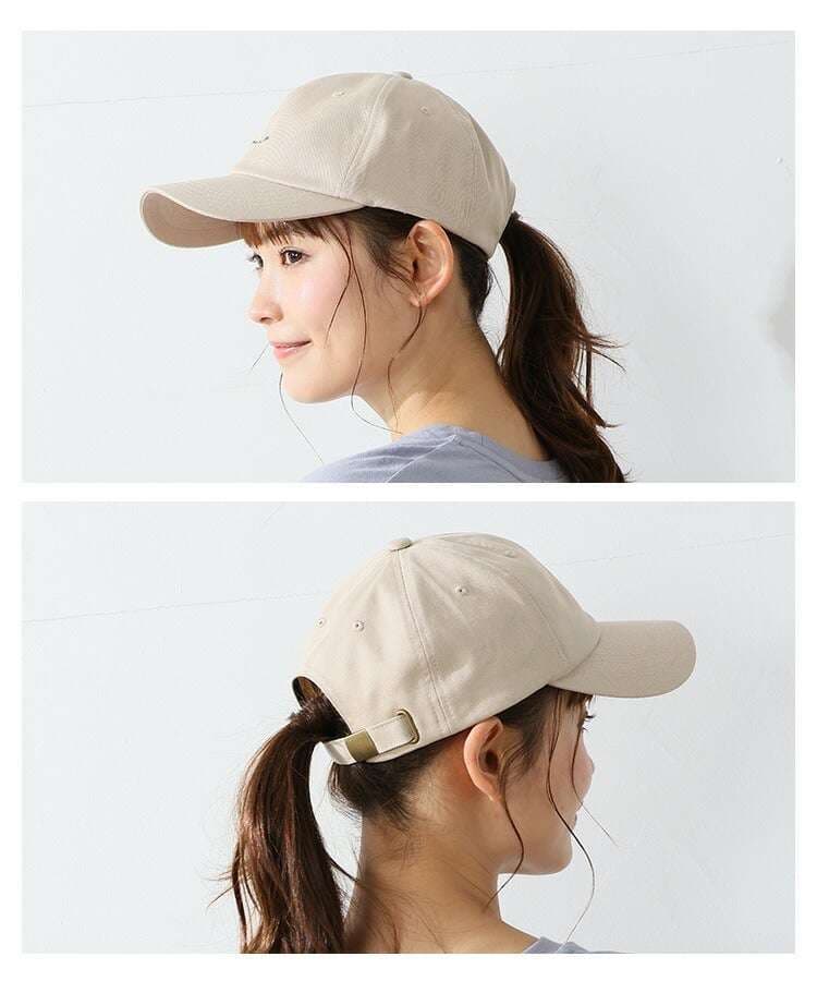 ランニングキャップ　ポニーテール対応 シンプルキャップ