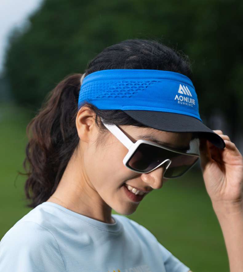 ランニングキャップ　キャップ ランニング スポーツ用サンバイザー帽子